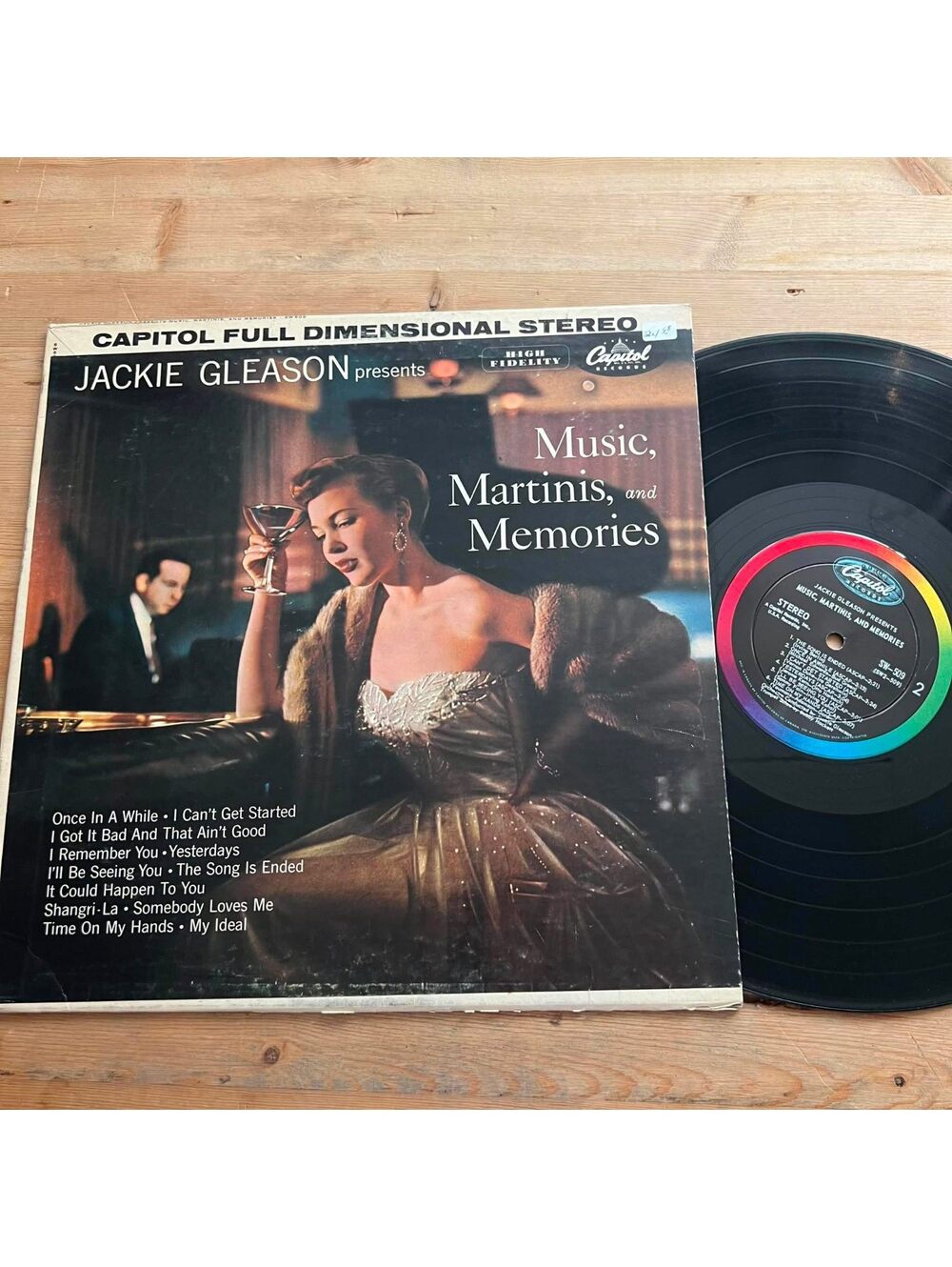 Jackie Gleason - Music, Martinis, and Memories 33rpm VG+ VR20
